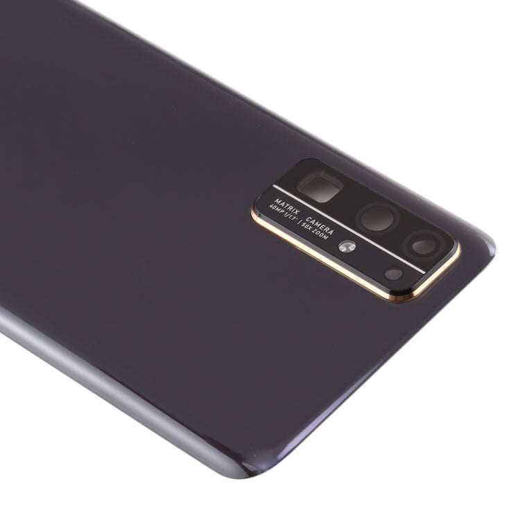 Original Battery Back Cover With Camera Lens Cover for Huawei Honor 30(Black)