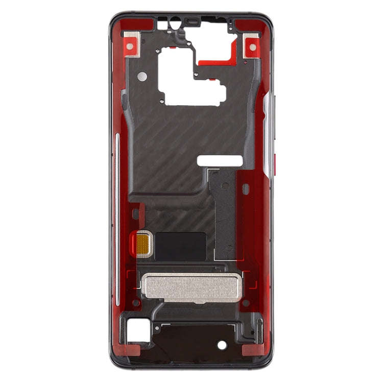 Front Housing LCD Frame Bezel Plate with Side Keys for Huawei Mate 20 Pro(Black)