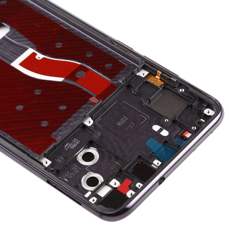 Front Housing LCD Frame Bezel Plate with Side Keys for Huawei Nova 4(Grey)