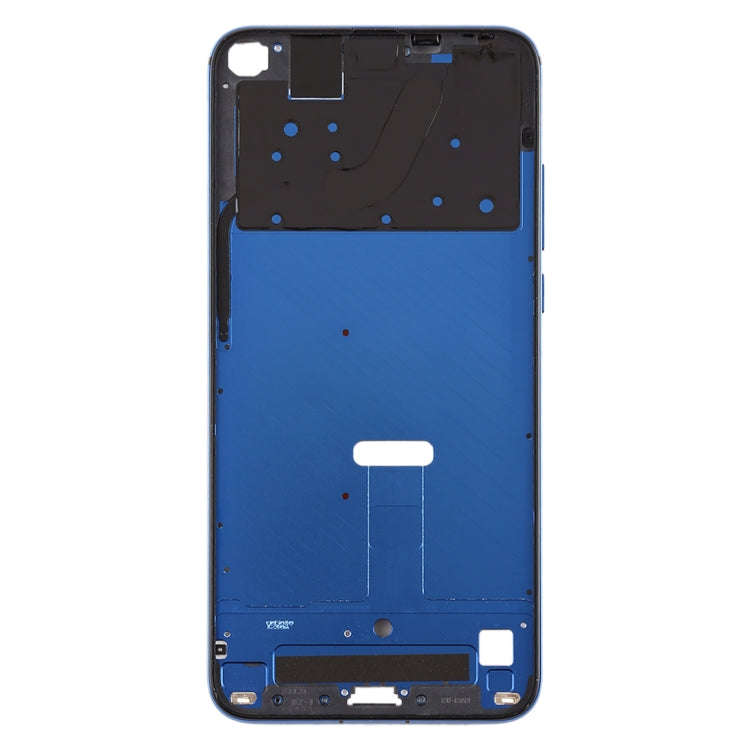 Front Housing LCD Frame Bezel Plate with Side Keys for Huawei Honor V20 (Honor View 20)(Blue)