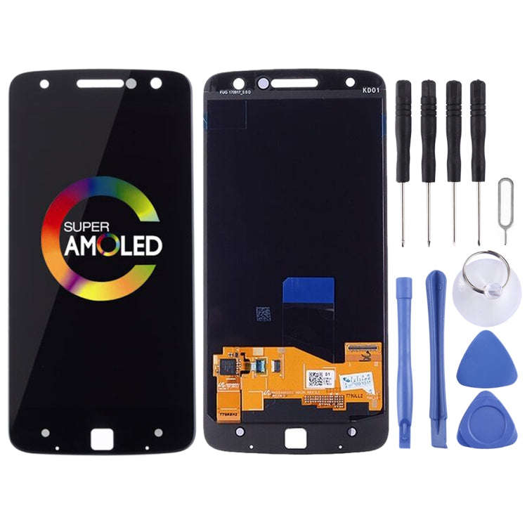 TFT LCD Screen for Motorola Moto Z Droid / Moto Z XT1650-01 XT1650-03 with Digitizer Full Assembl...