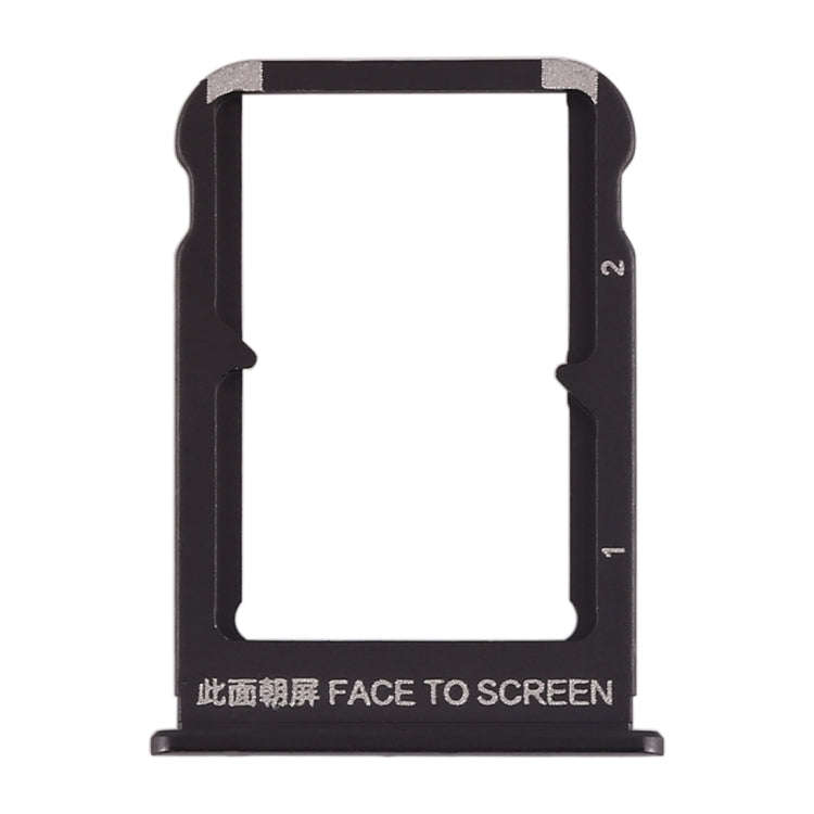 SIM Card Tray + SIM Card Tray for Xiaomi Mi Mix 3 (Black)