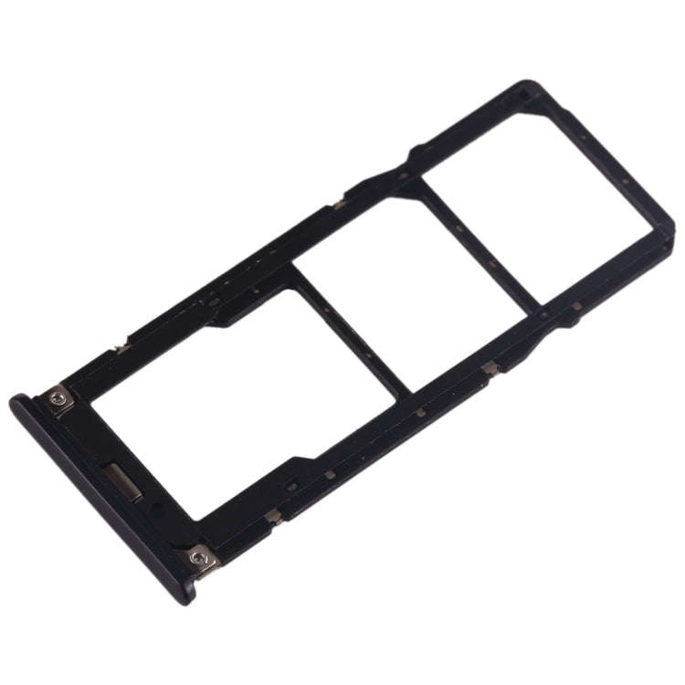 SIM Card Tray + SIM Card Tray + Micro SD Card Tray for Xiaomi Mi Play(Black)
