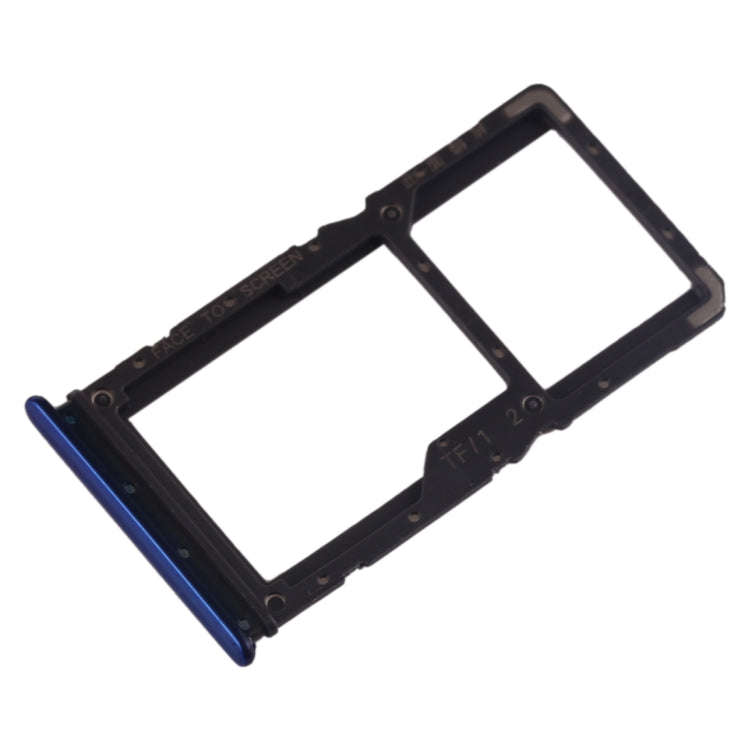 SIM Card Tray + SIM Card Tray / Micro SD Card Tray for Xiaomi Redmi Note 7 / Redmi Note 7 Pro(Blue)