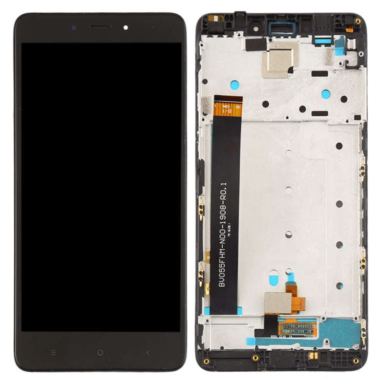 TFT LCD Screen for Xiaomi Redmi Note 4 Digitizer Full Assembly with Frame(Black)