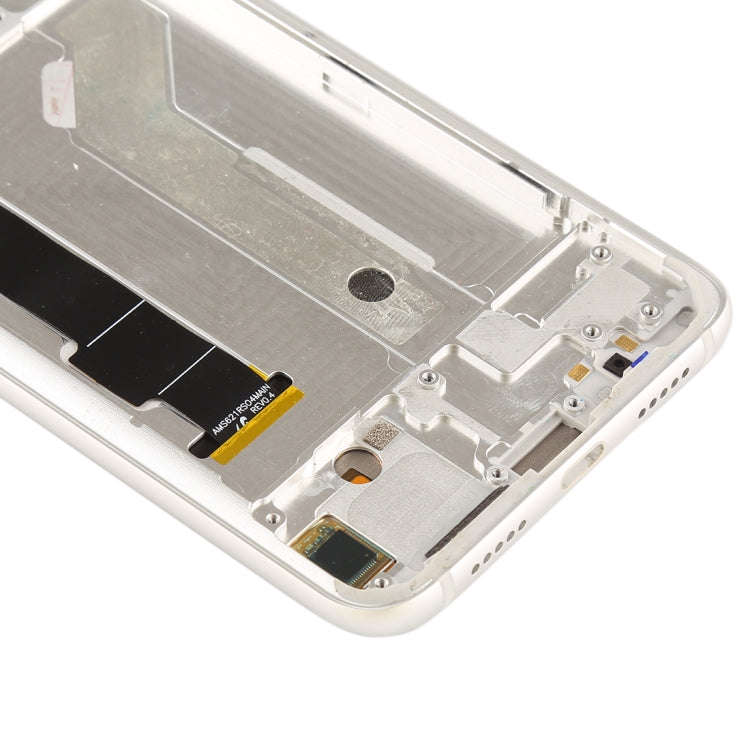 LCD Screen and Digitizer Full Assembly with Frame & Side Keys for Xiaomi Mi 8(Silver)
