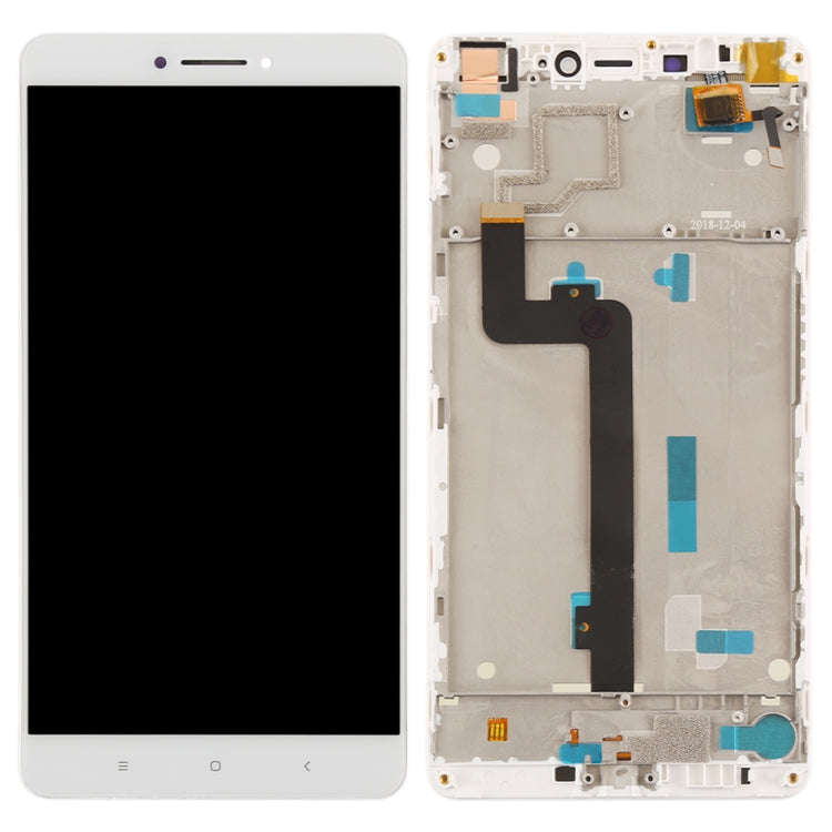 TFT LCD Screen for Xiaomi Mi Max Digitizer Full Assembly with Frame(White)