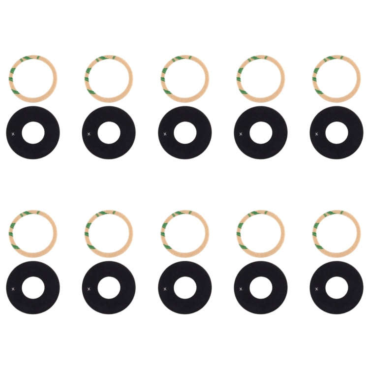 10 PCS Back Camera Lens Cover & Adhesive for Xiaomi Mi Mix2