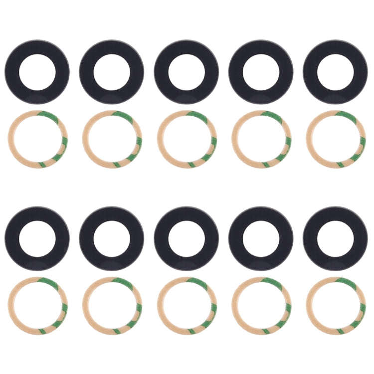 10 PCS Back Camera Lens Cover & Adhesive for Xiaomi Mi 6