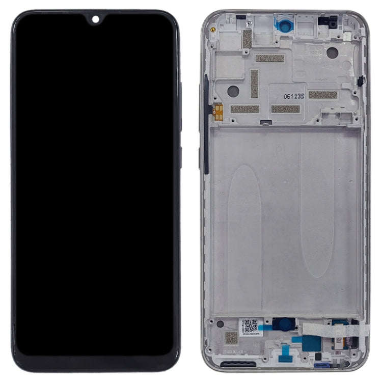 Original LCD Screen for Xiaomi Mi CC9e / Mi A3 Digitizer Full Assembly with Frame(Silver)