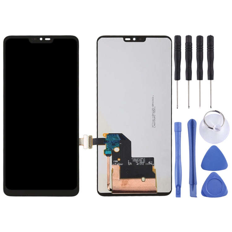 Original LCD Screen for LG G7 ThinQ / G710 G710EM G710PM G710VMP with Digitizer Full Assembly(Black)