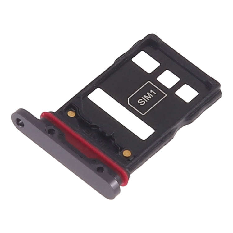 SIM Card Tray + NM Card Tray for Huawei P30 Pro(Black)