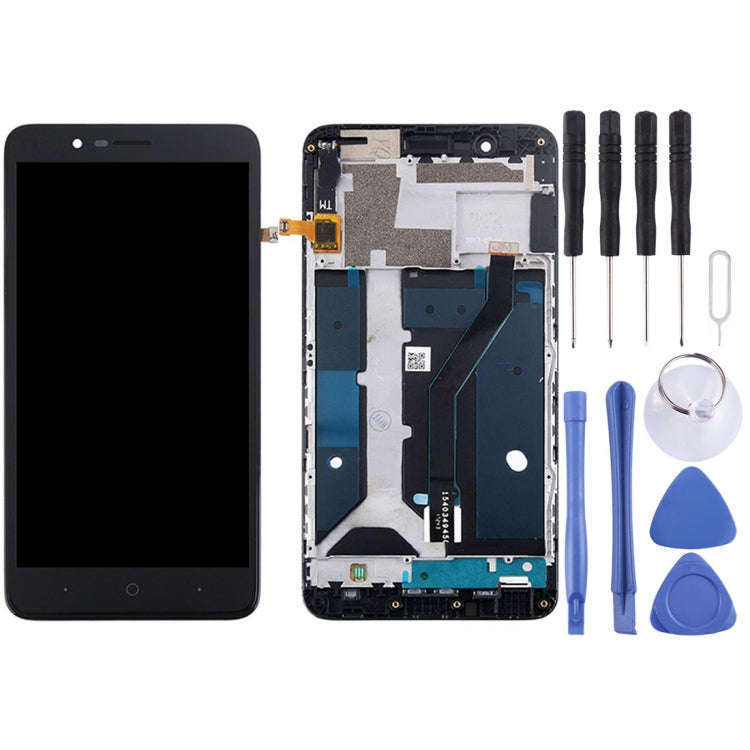 OEM LCD Screen For ZTE Blade Z Max / Z982 Digitizer Full Assembly with FrameBlack)