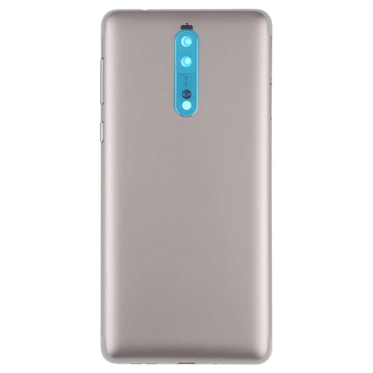 Battery Back Cover with Camera Lens & Side Keys for Nokia 8(Gold)