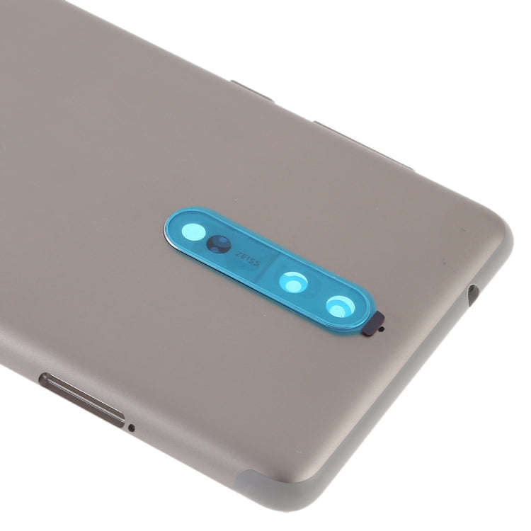 Battery Back Cover with Camera Lens & Side Keys for Nokia 8(Gold)