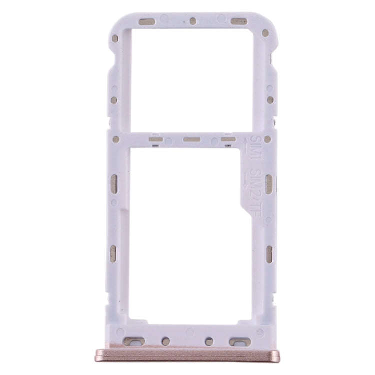 For Meizu M6T SIM Card Tray + SIM / Micro SD Card Tray (Pink)