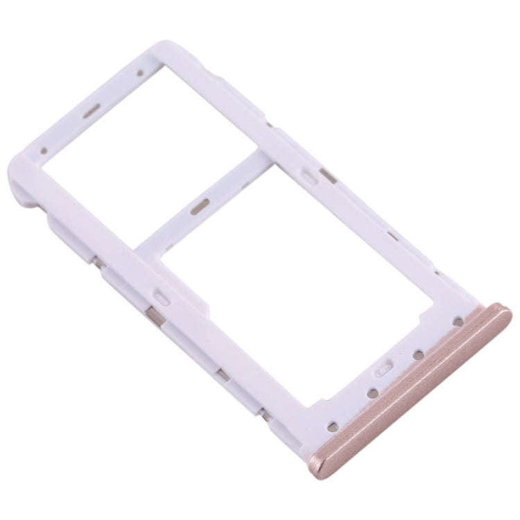 For Meizu M6T SIM Card Tray + SIM / Micro SD Card Tray (Pink)