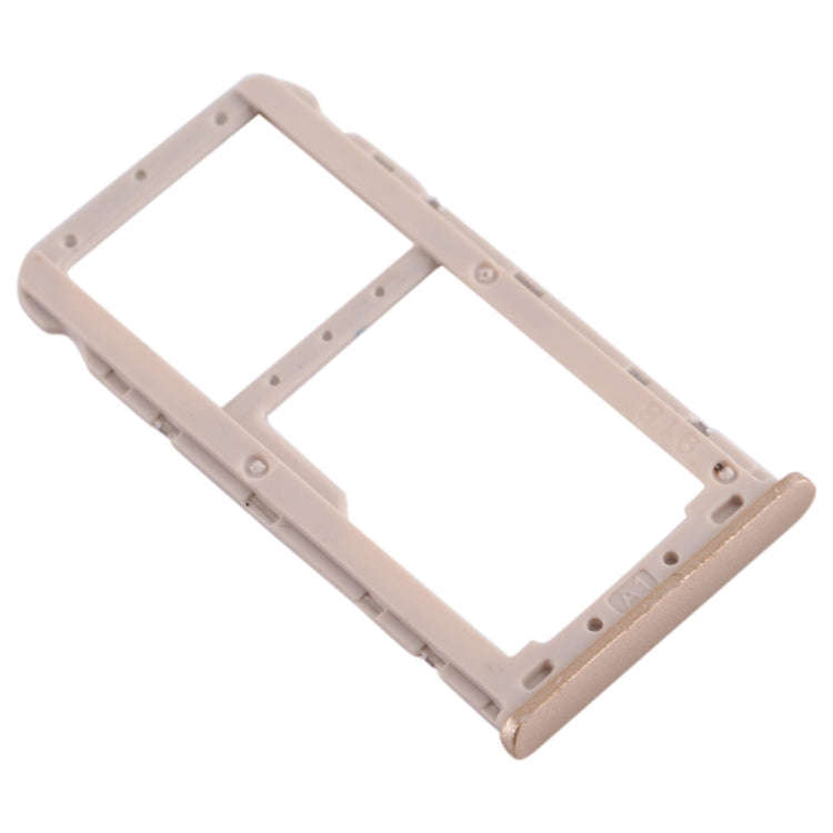For Meizu M6T SIM Card Tray + SIM / Micro SD Card Tray (Gold)