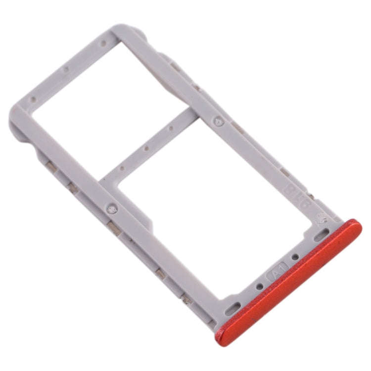 For Meizu M6T SIM Card Tray + SIM / Micro SD Card Tray (Red)