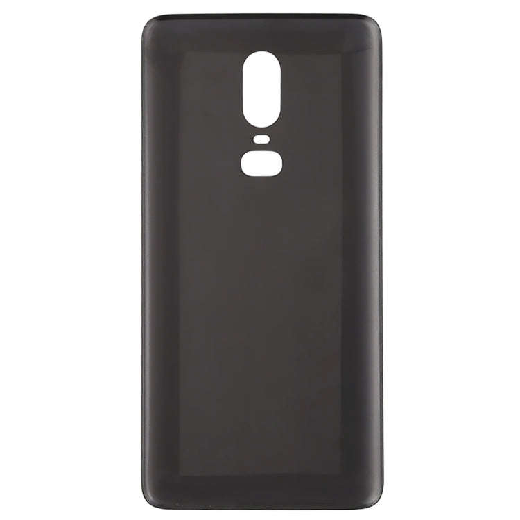 For OnePlus 6 Back Cover (Jet Black)