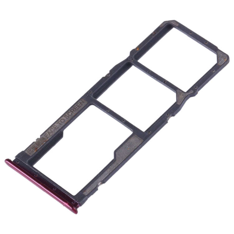 SIM Card Tray + SIM Card Tray + Micro SD Card for Xiaomi Redmi 7 (Magenta)