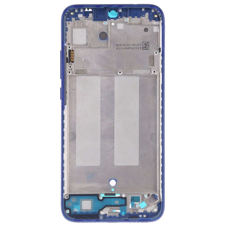 Middle Frame Bezel Plate with Side Keys for Xiaomi Redmi 7 (Blue)