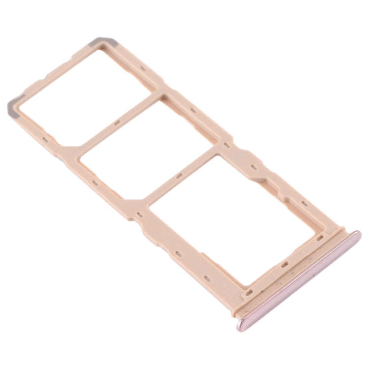 For vivo Y5s SIM Card Tray + SIM Card Tray + Micro SD Card Tray (Gold)
