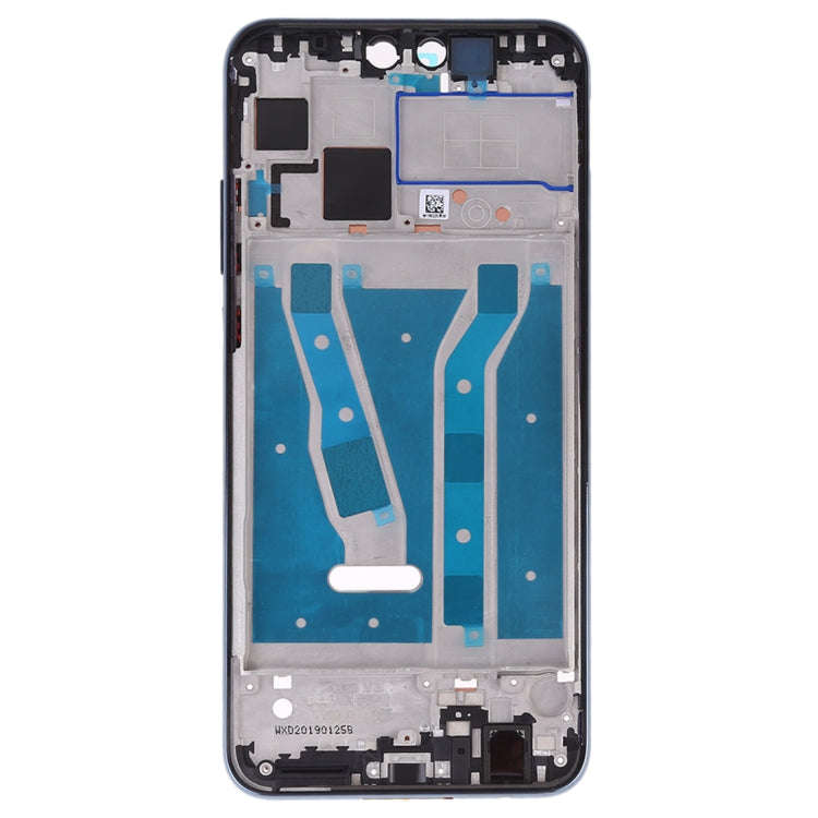 Front Housing LCD Frame Bezel Plate with Side Keys for Huawei Y9 (2019)(Black)