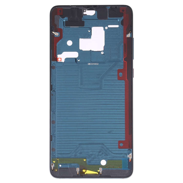 Front Housing LCD Frame Bezel Plate with Side Keys for Huawei Mate 20(Blue)