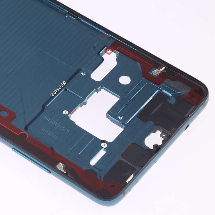 Front Housing LCD Frame Bezel Plate with Side Keys for Huawei Mate 20(Blue)