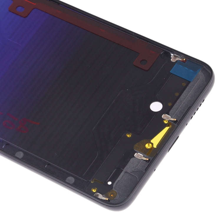 Front Housing LCD Frame Bezel Plate with Side Keys for Huawei Mate 20(Twilight Blue)