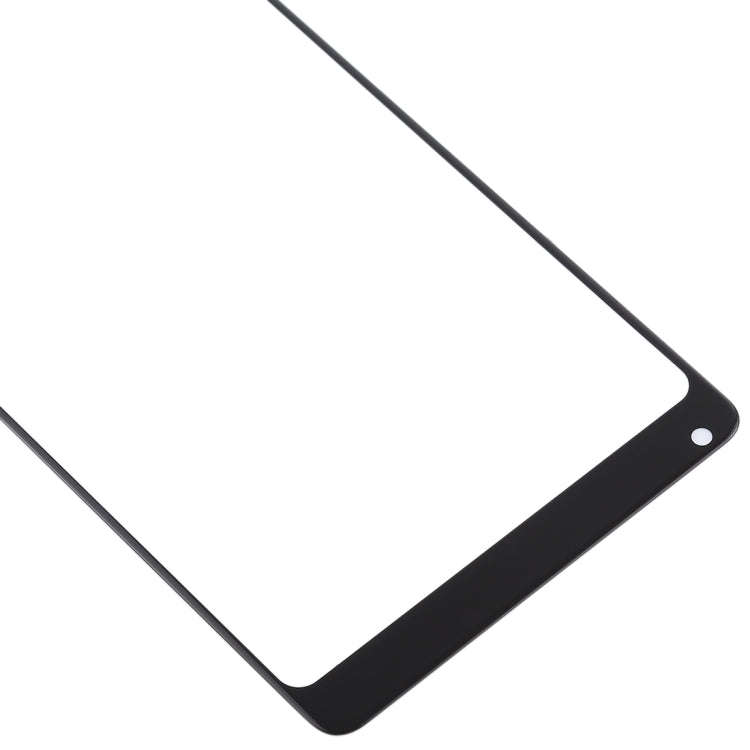 Front Screen Outer Glass Lens for Xiaomi Mi Mix2(Black)