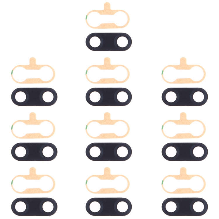 For Huawei Y7 2019 / Y7 Prime 2019 / P Smart 2019 / Y7 Pro 2019 10pcs Back Camera Lens & Adhesive