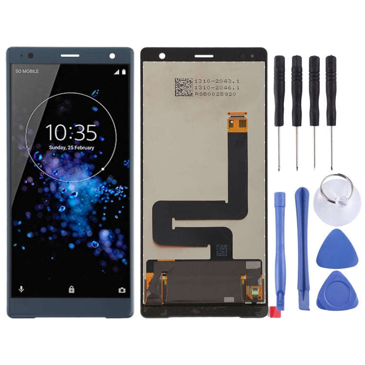 Original LCD Screen for Sony Xperia XZ2 with Digitizer Full Assembly(Blue)