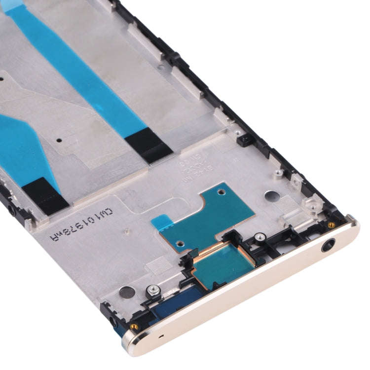 Front Housing LCD Frame Bezel for Sony Xperia XA2 Plus(Gold)