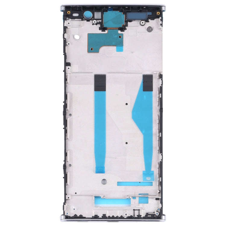Front Housing LCD Frame Bezel for Sony Xperia XA2 Plus(Silver)