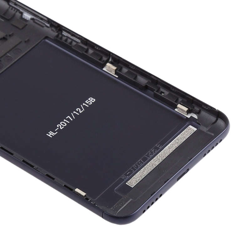 Back Cover with Camera Lens & Side Keys for Asus Zenfone Max Plus (M1) / ZB570TL(Black)