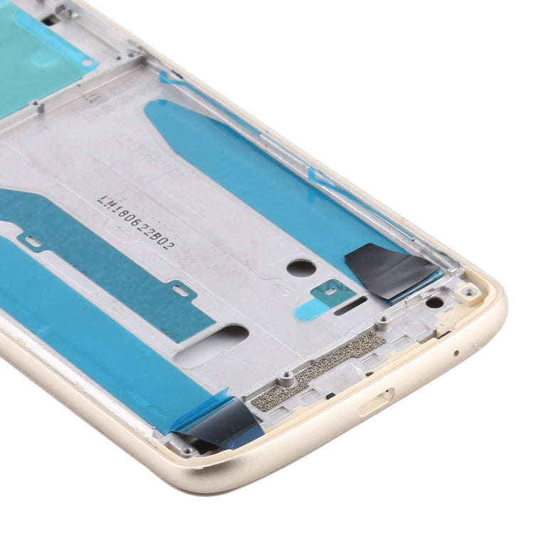 Front Housing LCD Frame Bezel for Motorola Moto G6 Play (Gold)