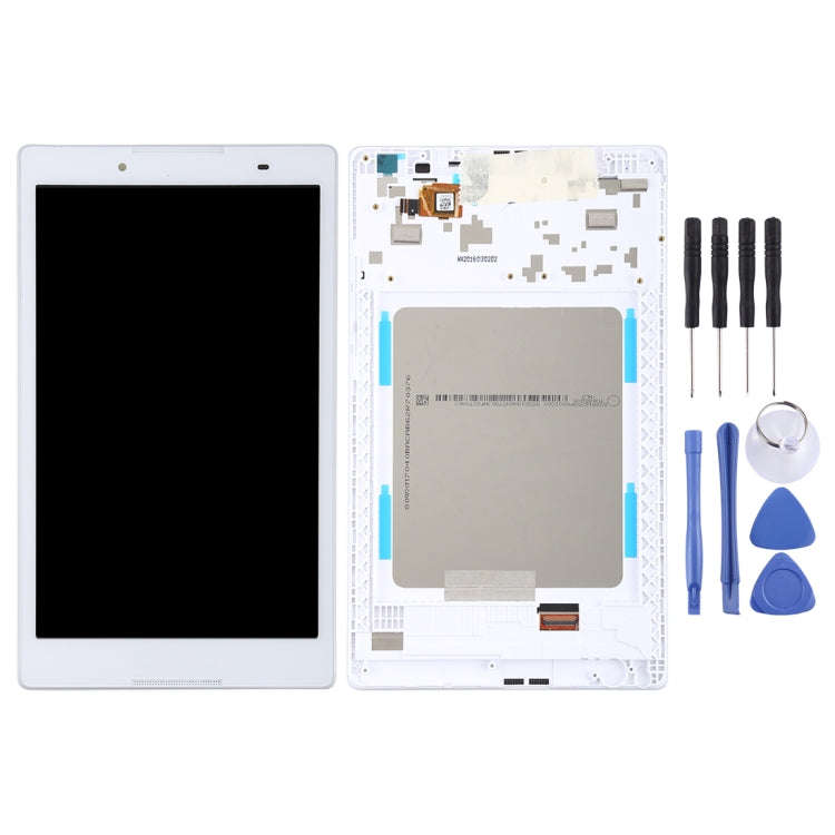 OEM LCD Screen for Lenovo Tab 2 A8-50 A8-50F A8-50LC Digitizer Full Assembly with Frame (White)
