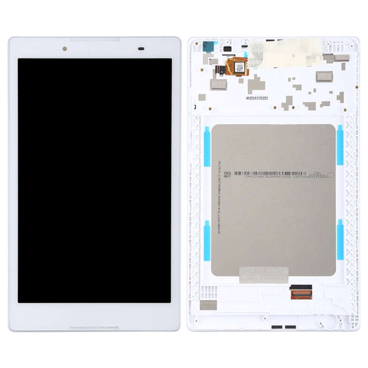 OEM LCD Screen for Lenovo Tab 2 A8-50 A8-50F A8-50LC Digitizer Full Assembly with Frame (White)