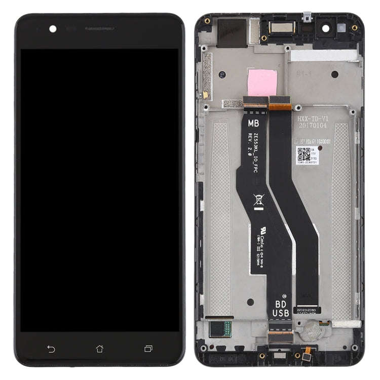 OEM LCD Screen for Asus Zenfone 3 Zoom ZE553KL Digitizer Full Assembly with FrameBlack)
