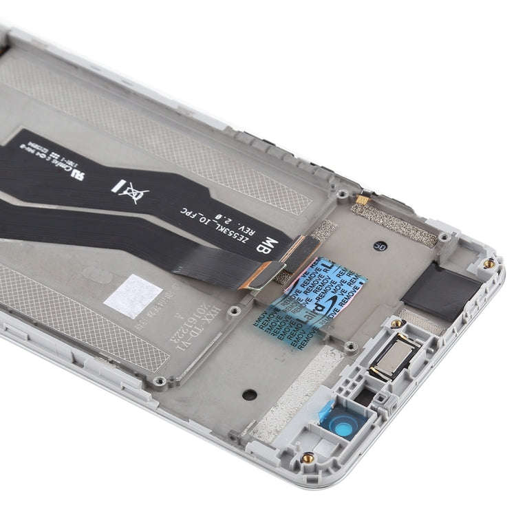 OEM LCD Screen for Asus Zenfone 3 Zoom ZE553KL Digitizer Full Assembly with FrameWhite)