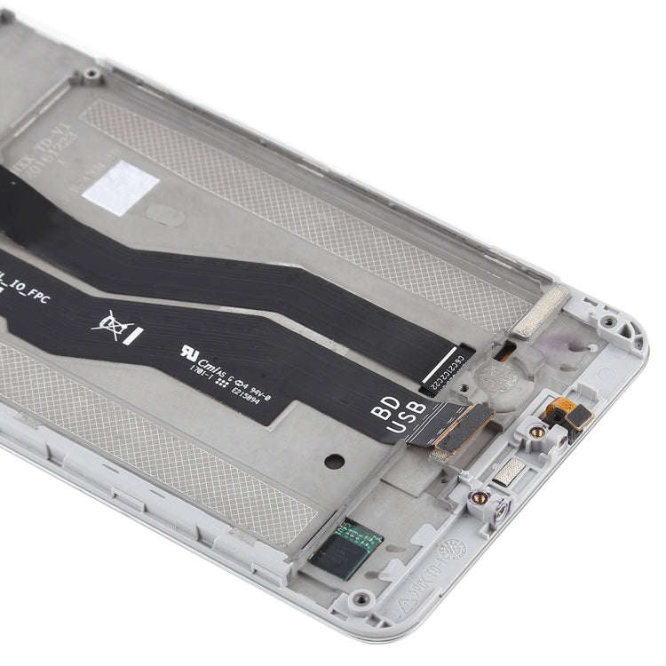 OEM LCD Screen for Asus Zenfone 3 Zoom ZE553KL Digitizer Full Assembly with FrameWhite)