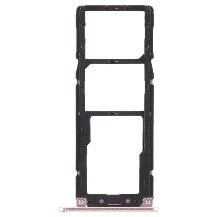 2 SIM Card Tray + Micro SD Card Tray for Asus Zenfone 4 Max ZC554KL(Rose Gold)