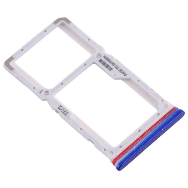 SIM Card Tray + SIM / Micro SD Card Tray for Xiaomi Redmi K30 4G(Blue)