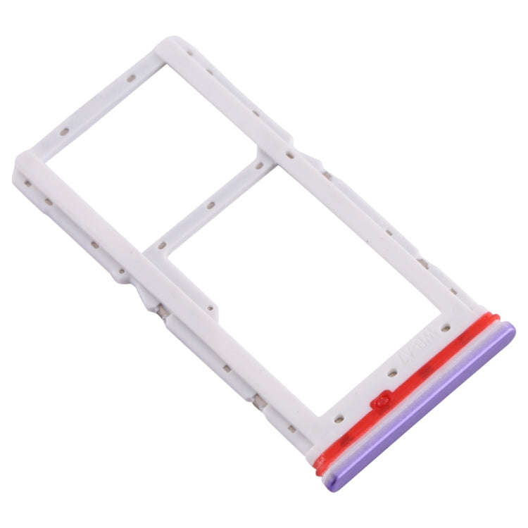 SIM Card Tray + SIM / Micro SD Card Tray for Xiaomi Redmi K30 4G(Purple)