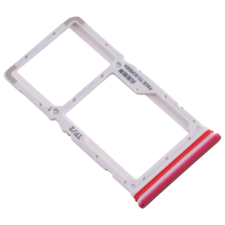 SIM Card Tray + SIM / Micro SD Card Tray for Xiaomi Redmi K30 4G(Red)