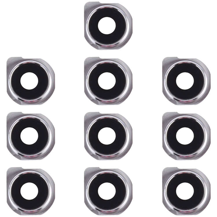 10 PCS Camera Lens Cover for LG Q6 / LG-M700 / M700 / M700A / US700 / M700H / M703 / M700Y(Black)