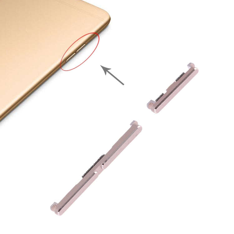 For OPPO R9sk Side Keys(Gold)