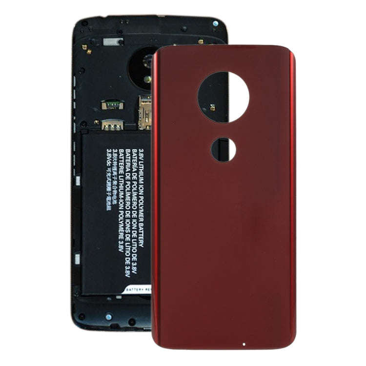 Battery Back Cover for Motorola Moto G7 Plus(Red)